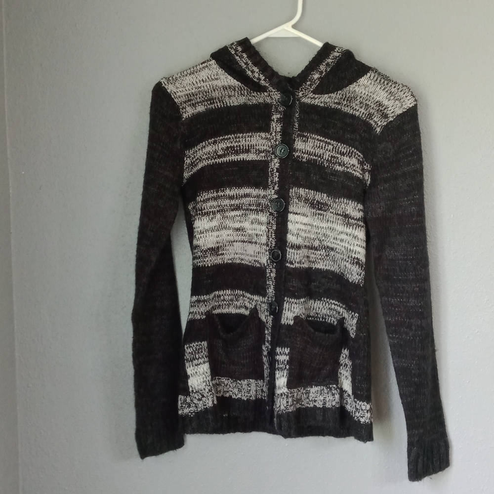 Boy Meets Girl Hooded Sweater Size Large